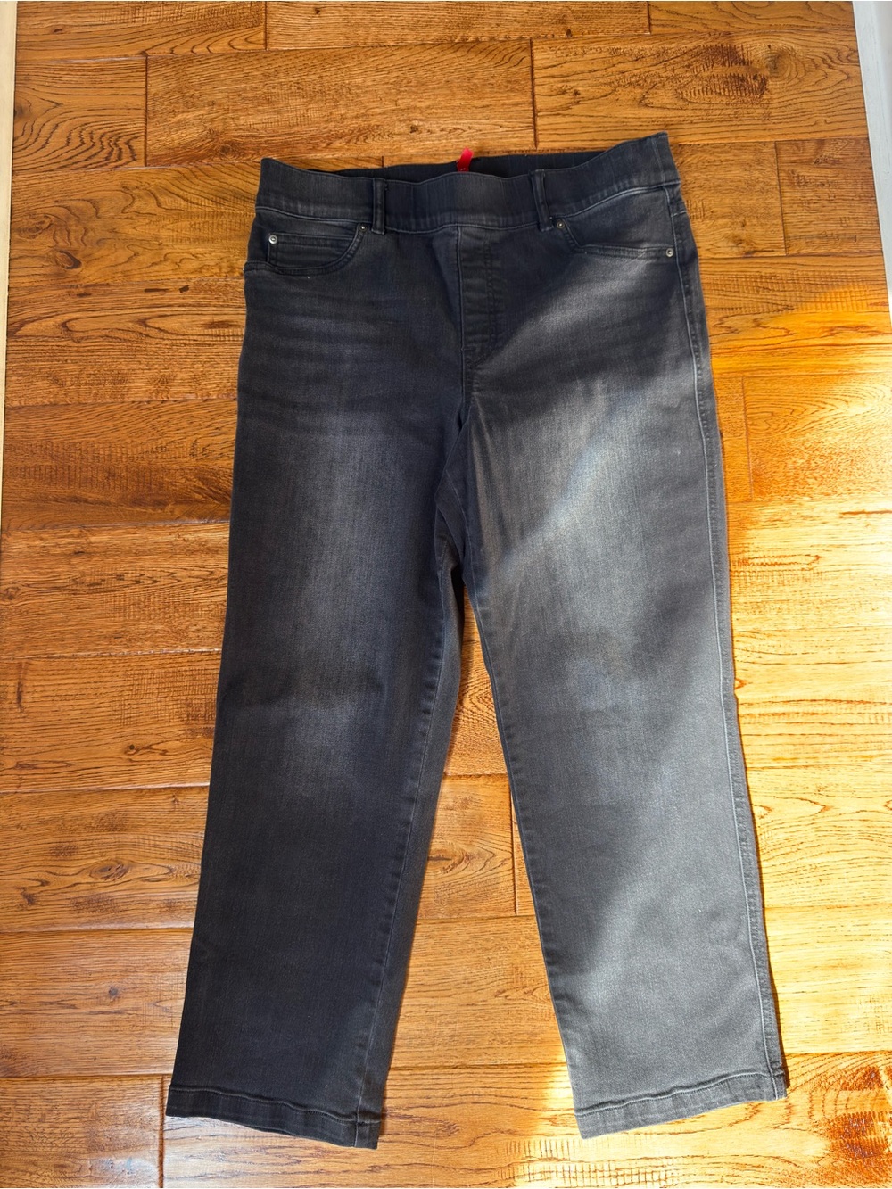 SPANX Women's Black Straight Leg Jeans